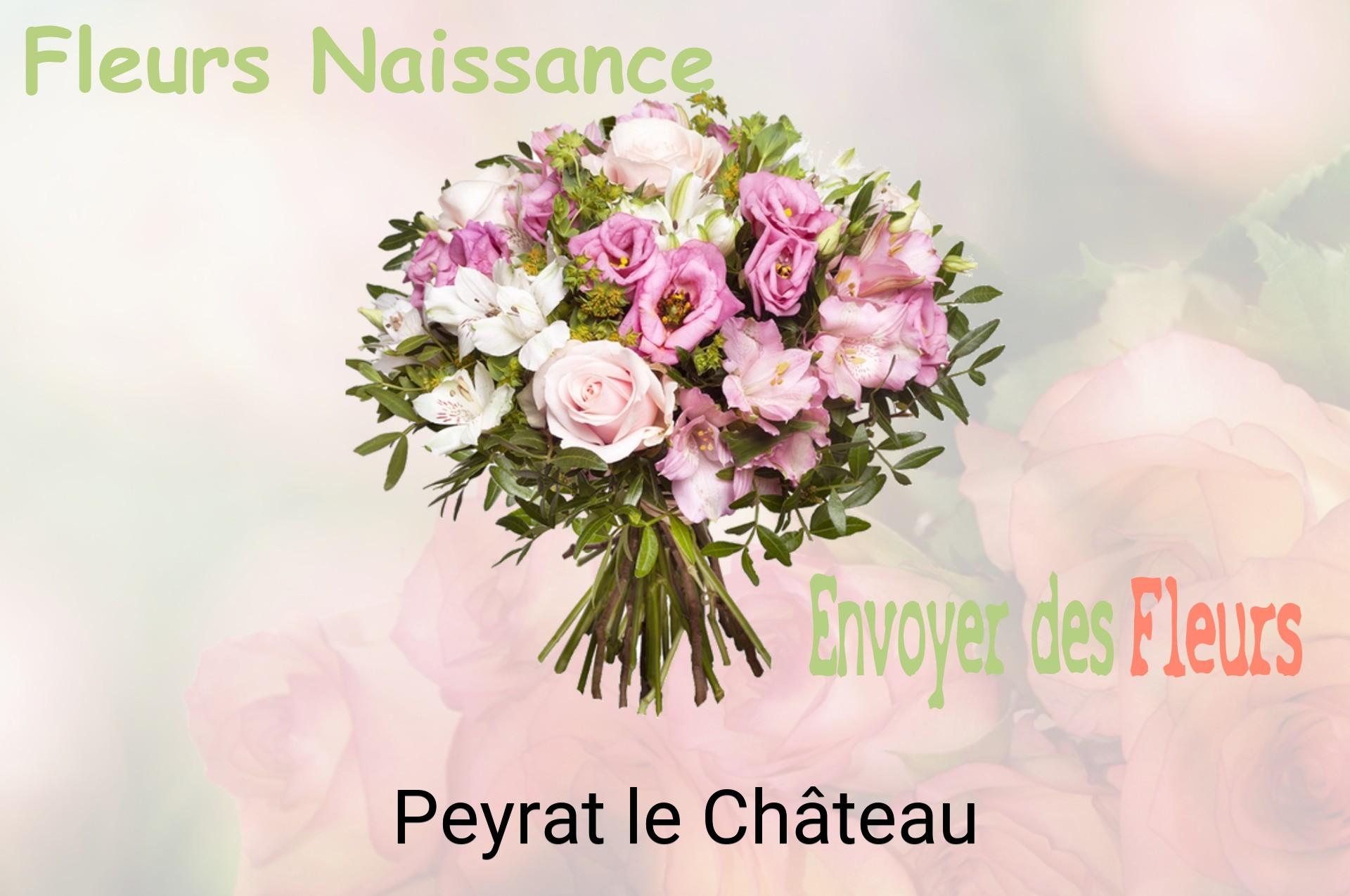 Bouquet de fleurs de naissance livré à Peyrat-le-Château